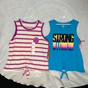 Girls Size 12/14 Justice Tank Top Bundle (2)